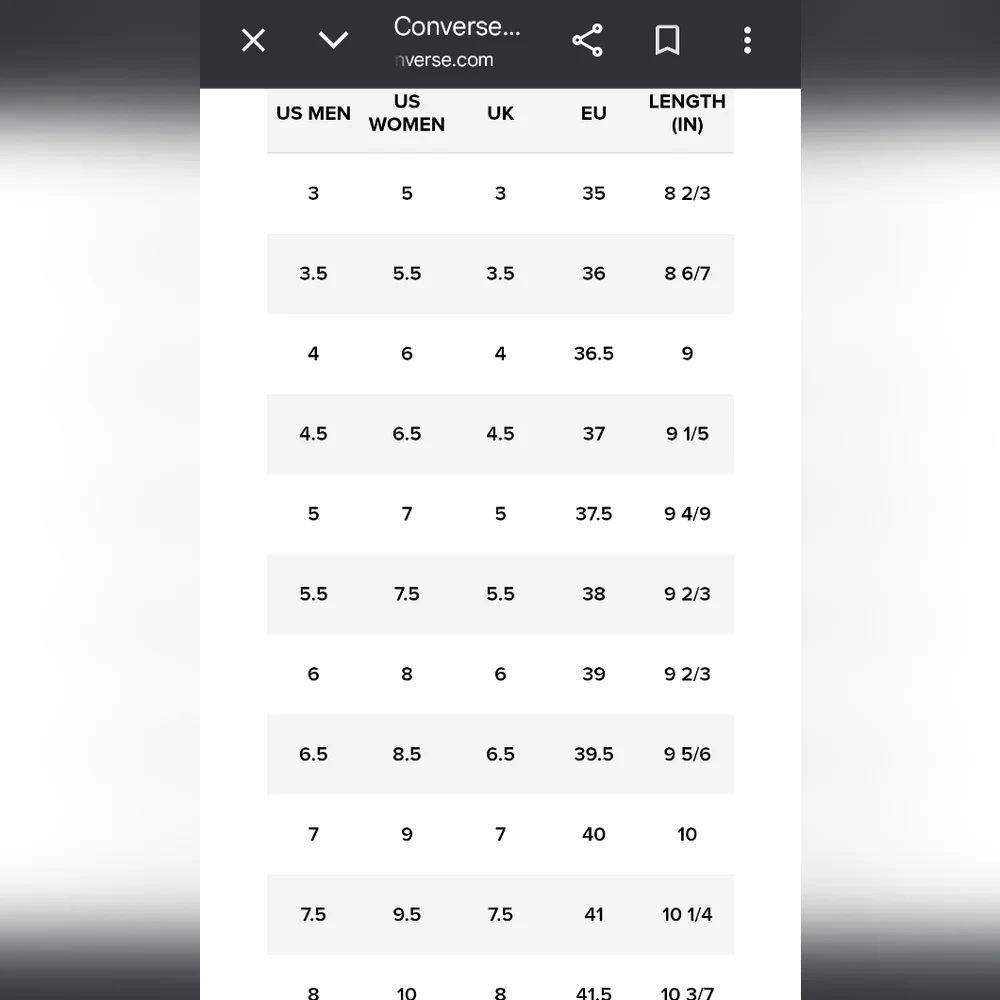 Black Converse Low Top Sneakers - Picture 7 of 8